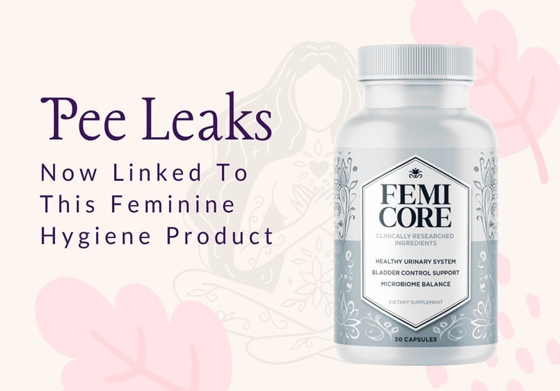 FemiCore probiotic supplement bottle — natural bladder control for women