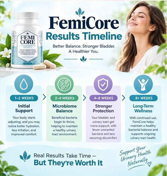 FemiCore results timeline